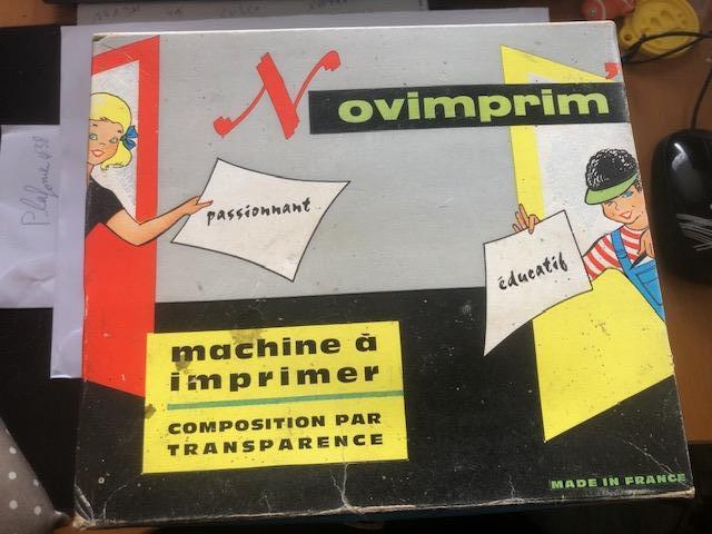 Novimprim, Machine à imprimer 1960's