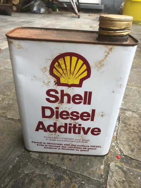 Shell Diesel additive, leeg blik