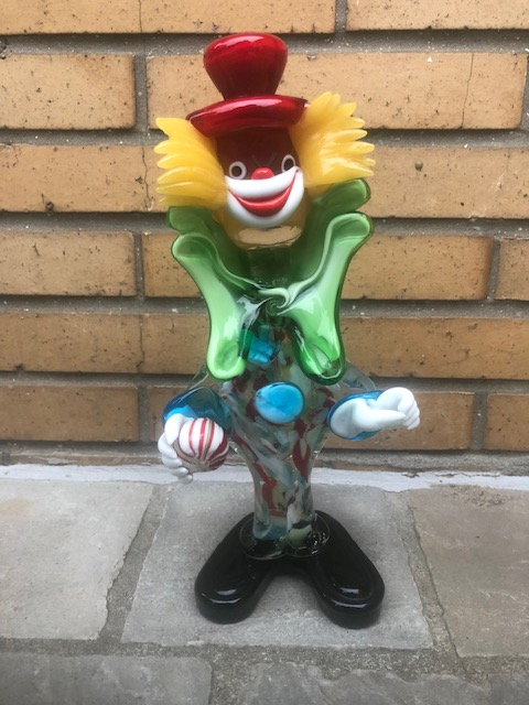 Murano glas clown