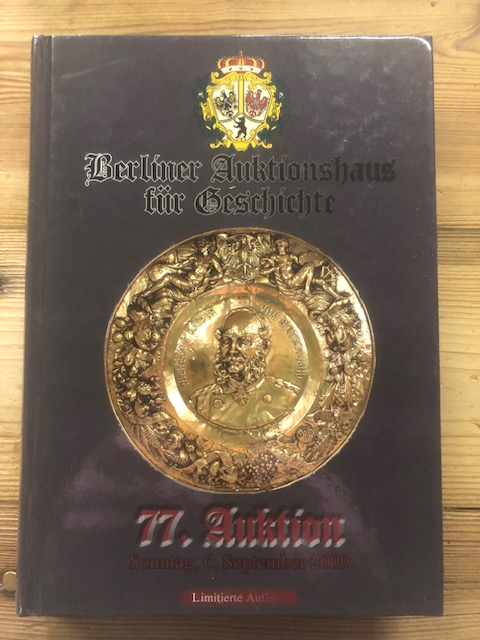 Catalogus Berliner Auktionshaus für Geschichte 77