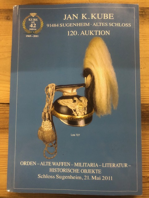 Jan K. Kube, catalogue vente Militaria 120