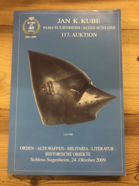 Jan K. Kube militaria veiling Catalogus 117