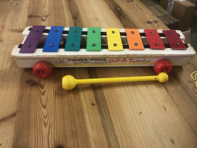 Vintage Fisher Price Pull a Tune Xylofoon