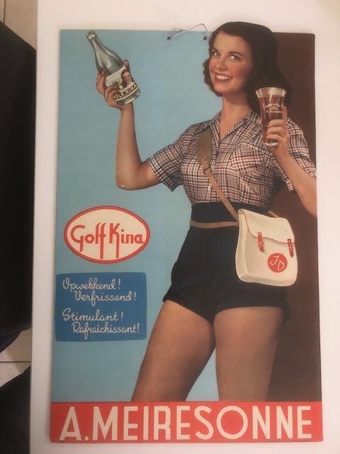 Kartonnen reclame Meiresonne, Golf Kina