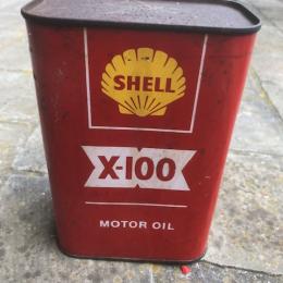 Shell X-100 Motor oil, vol blik 20W