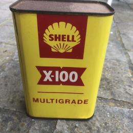 Shell X-100 Motor oil, vol blik 10W