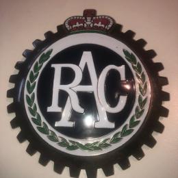 1960's RAC badge (Royal Automobile club)