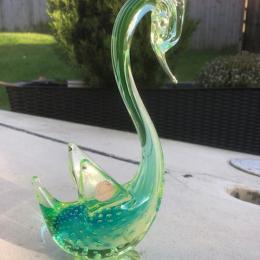 Zwaan in Murano glas