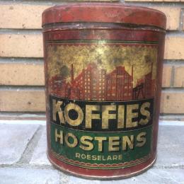 Blikken doos Hostens Koffie Roeselare