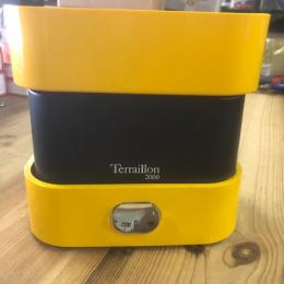 vintage Terraillon 2000 keuken weegschaal geel