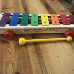 Vintage Fisher Price Pull a Tune Xylofoon