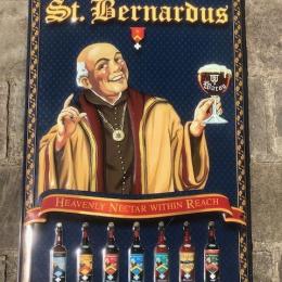 Blikken reclamebord St Bernardus trappisten bier