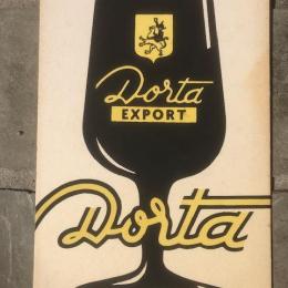 Reclame karton bier Dorta Export