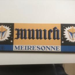 Kartonnen reclame bord bier Meiresonne Munich