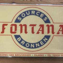 Reclamebordje Fontana Bronnen, Temse maarke